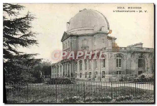 Cartes postales Astronomie Meudon L&#39Observatoire