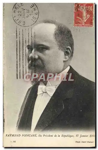 Cartes postales Raymond Poincare President de la Republique