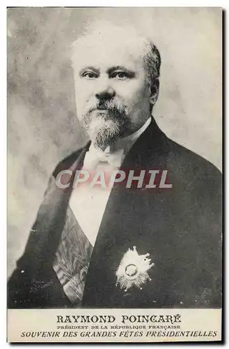 Cartes postales Raymond Poincare President de la Republique