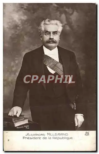 Cartes postales Alexandre Millerand President de la Republique