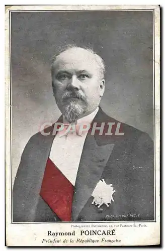 Cartes postales Raymond Poincare President de la Republique