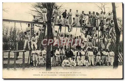 Cartes postales Ecole normale de Gymnastique et d&#39escrime Joinville le pont Centre d&#39instruction physique