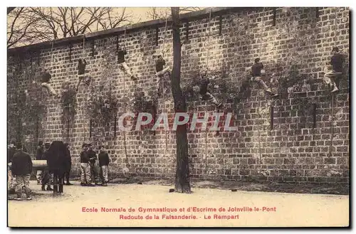 Cartes postales Ecole normale de Gymnastique et d&#39escrime Joinville le pont Redoute de la Faisanderie Le remp