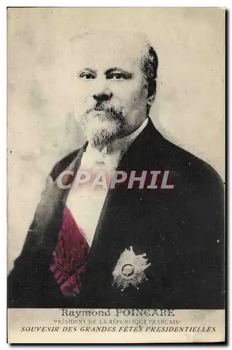 Cartes postales Raymond Poincare President de la Republique