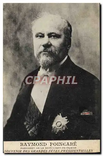 Cartes postales Raymond Poincare President de la Republique