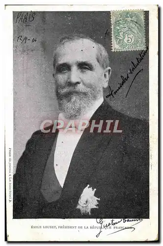 Cartes postales Emile Loubet President de la Republique