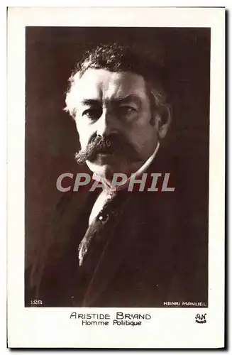 Cartes postales Aristide Briand Homme politique President de la Republique