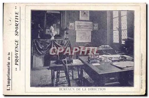 Cartes postales Imprimerie Provence Sportive Bureaux de la Direction