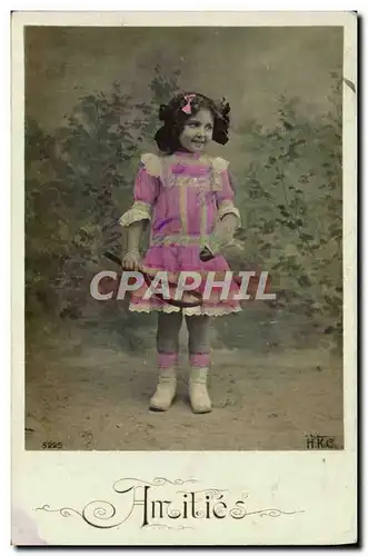 Cartes postales Enfant Badmington