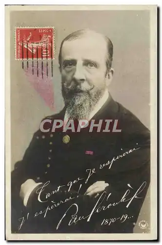 Cartes postales Paul Deroulede