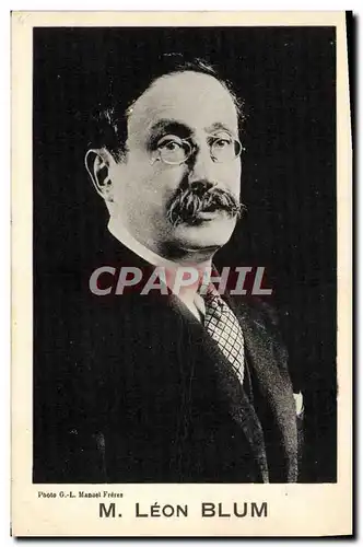 Cartes postales M Leon Blum