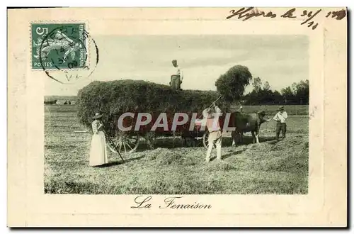 Cartes postales Folklore La fenaison