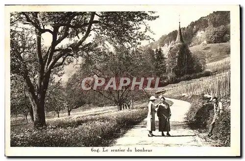 Cartes postales Le sentier du bonheur