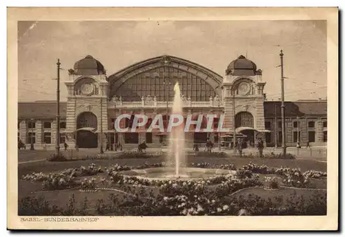 Cartes postales Basel Bundesbahnhof