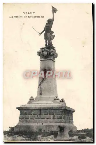 Cartes postales Valmy La Statue De Kellermann