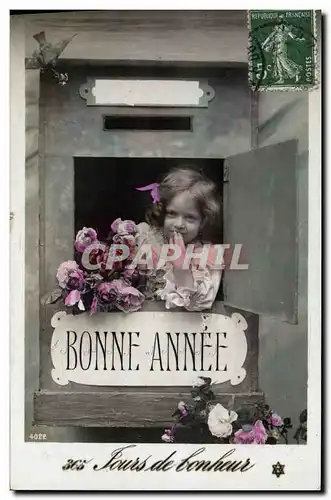 Cartes postales Enfant Boite aux lettre