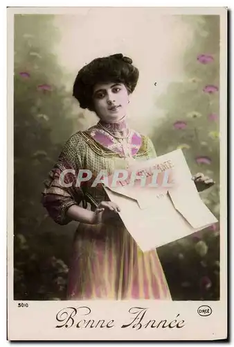 Cartes postales Femme Telegramme