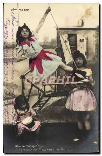 Cartes postales Fete Foraine Enfants