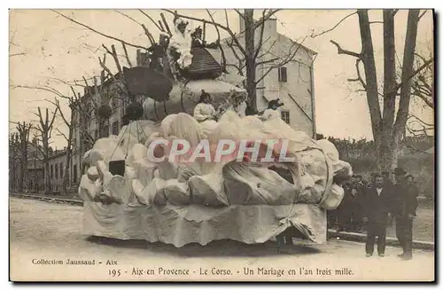 Cartes postales Aix en Provence Le Corso Un mariage en l&#39an trois mille