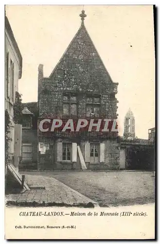 Cartes postales Monnaies Chateau Landon Maison de la monnaie