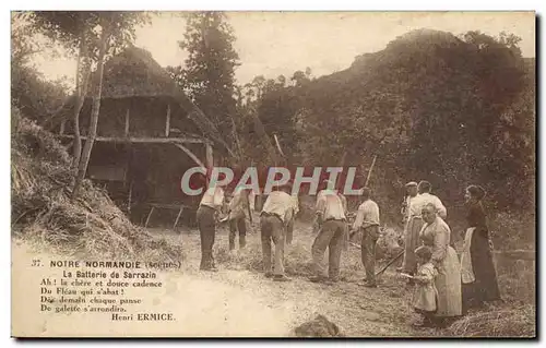 Cartes postales Folklore Normandie La batterie du Sarrazin