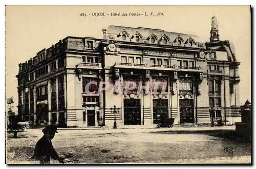 Cartes postales Poste Dijon Hotel des Postes