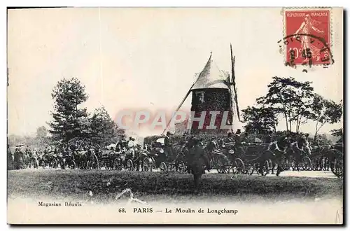 Cartes postales Moulin a vent Paris Le Moulin de Longchamp