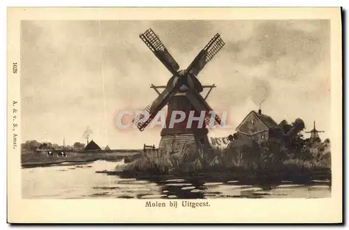 Cartes postales Moulin a vent