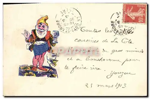 Cartes postales Lutin Fantaisie