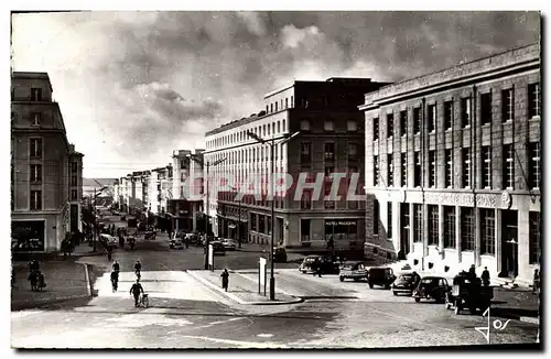 Cartes postales moderne Hotel des Postes Brest La poste et la rue de Siam