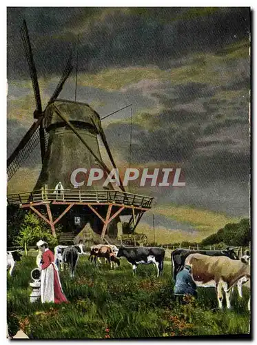 Cartes postales Moulin a vent