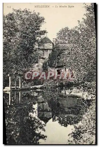 Cartes postales Moulin a vent Meluzien Le moulin sapin