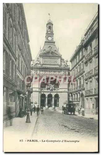 Cartes postales Banque Paris Le Comptoir d&#39Escompte