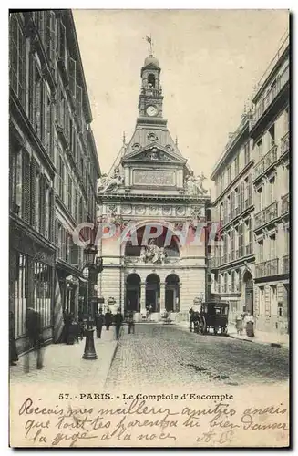 Cartes postales Banque Paris Le Comptoir d&#39Escompte