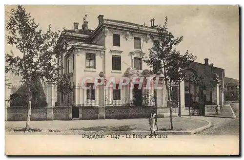 Cartes postales Banque de France Draguignan