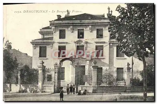 Cartes postales Banque de France Draguignan