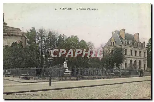 Cartes postales Banque Caisse d&#39Epargne Alencon