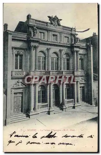 Cartes postales Banque Caisse d&#39Epargne Beziers