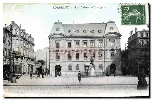 Cartes postales Banque Caisse d&#39Epargne Bordeaux Tramway