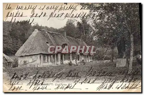 Cartes postales Folklore Normandie Une ferme