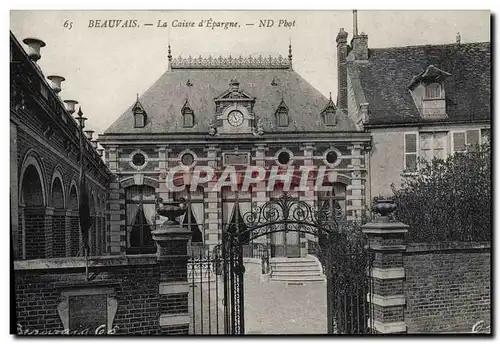 Cartes postales Banque Beauvais La Caisse d&#39Epargne