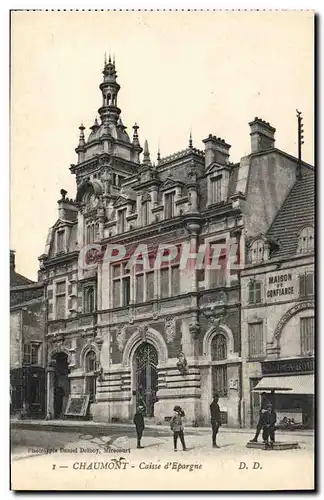 Cartes postales Banque Caisse d&#39Epargne Chaumont Maison de confiance