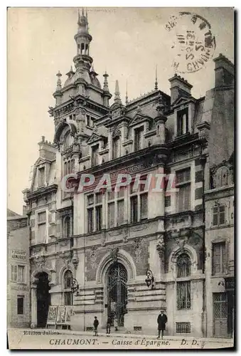 Cartes postales Banque Caisse d&#39Epargne Chaumont