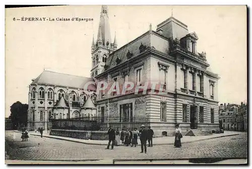 Cartes postales Banque Caisse d&#39Epargne Epernay