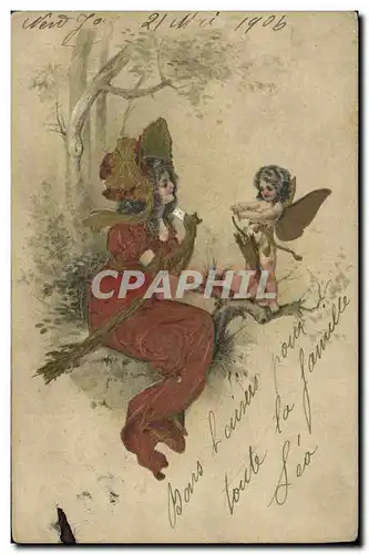 Cartes postales Ange Femme