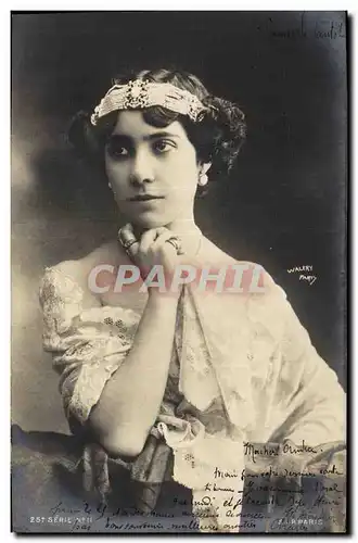 Cartes postales Comedienne