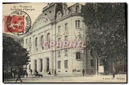 Cartes postales Banque Caisse d&#39Epargne Marseille