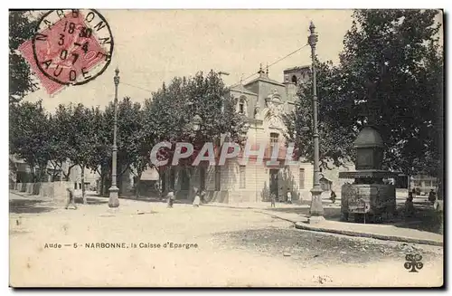 Cartes postales Banque Caisse d&#39Epargne Narbonne