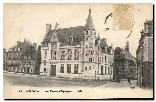 Cartes postales Banque Caisse d&#39Epargne Nevers