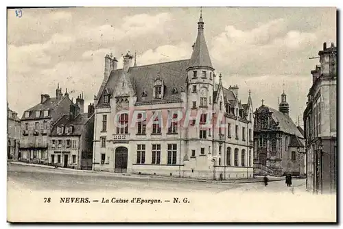 Cartes postales Banque Caisse d&#39Epargne Nevers